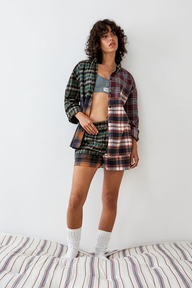 Camisa Combinada a Cuadros Out From Under #1