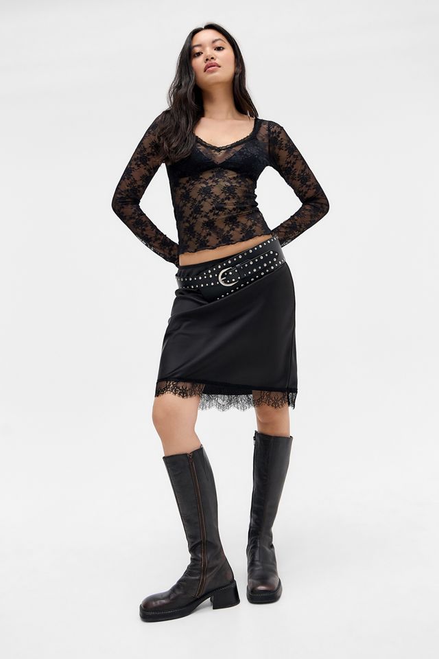 Out From Under Lana Spitzen Mesh Top #2