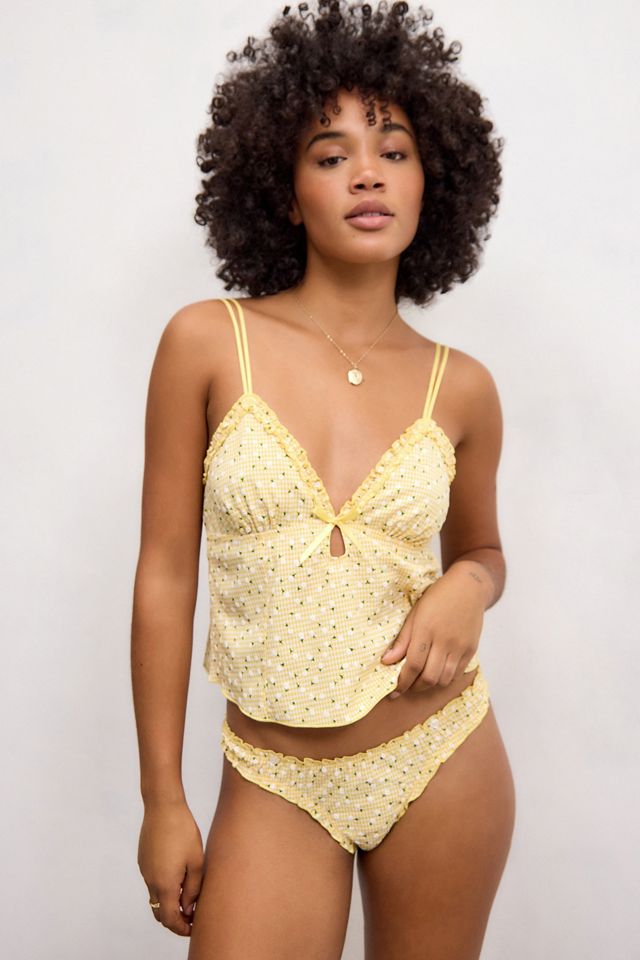 Out From Under Yellow Mindy Cotton Cami #2