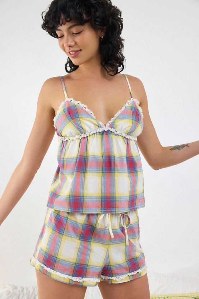 Out From Under Carmen Check Cami  #1