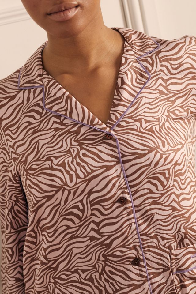 Out From Under Long Sleeve Animal Print Pyjama Shirt #2