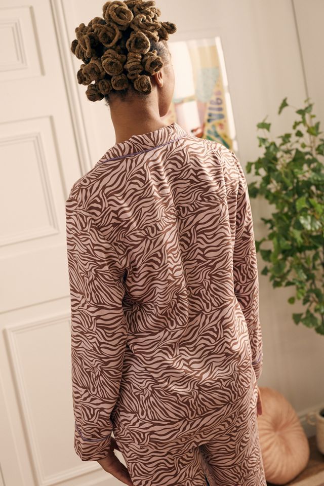 Out From Under Long Sleeve Animal Print Pyjama Shirt #4
