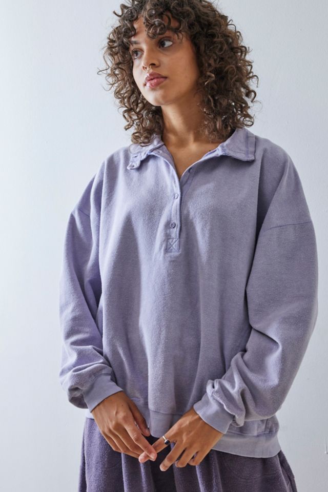 Out From Under Jacintha Oversized Lounge Collared Sweatshirt