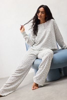 Top de pyjama henley en gaufre Out From Under Sami