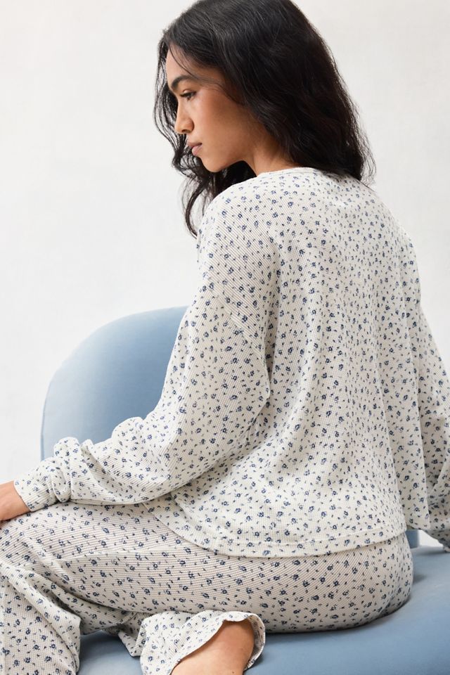 Top de Pijama Henley Waffle Out From Under Sami #3