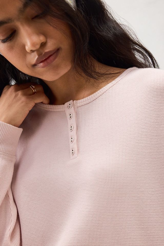 T-shirt Henley in Waffle Liscio Out From Under Sami #2