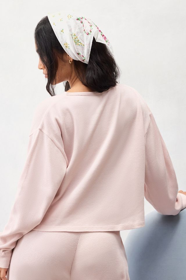 T-shirt Henley in Waffle Liscio Out From Under Sami #3