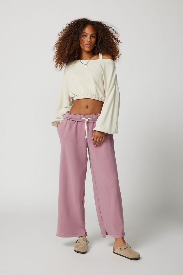 URBAN OUTFITTERS OUT FROM UNDER GOOD DAYS PINK SWEAT PANTS SIZE MEDIUM