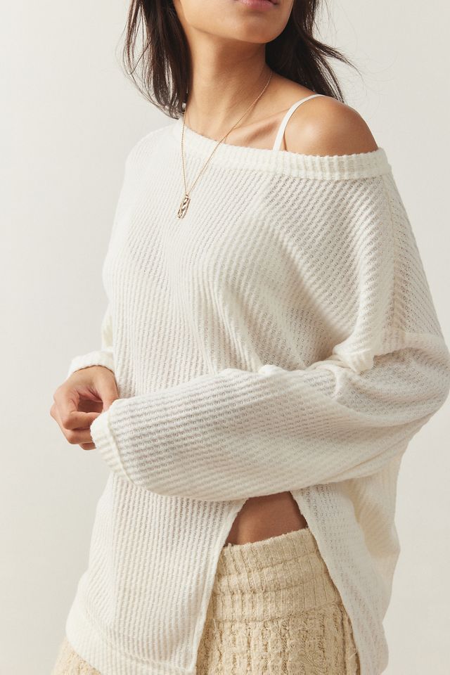 Out From Under Eva Off-The-Shoulder Notch Jumper #2