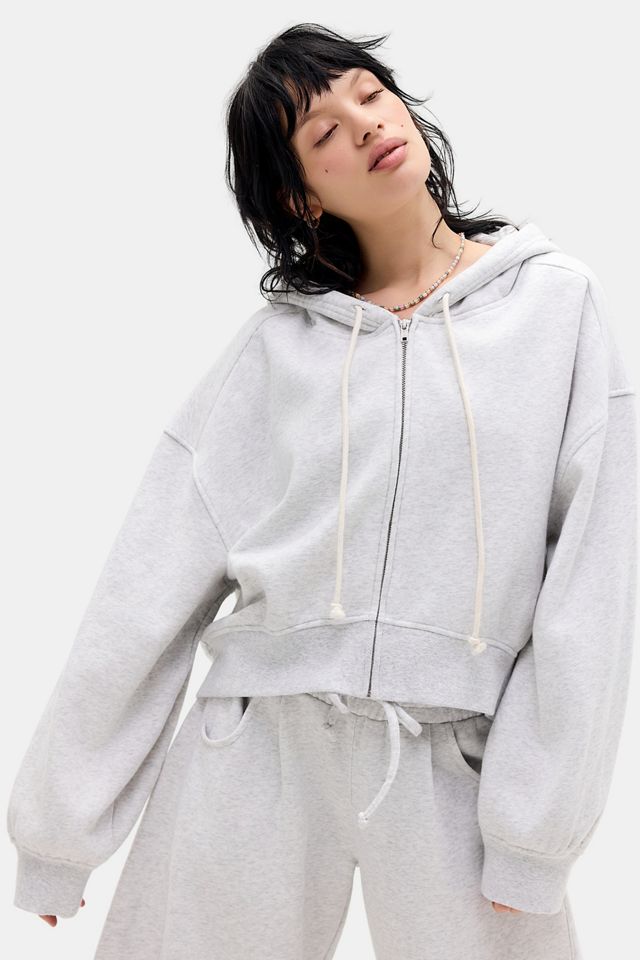 Out From Under Sudadera con Capucha Corta y Cremallera Hoxton #3