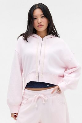 Out From Under Hoxton Cropped Zip-up Hoodie