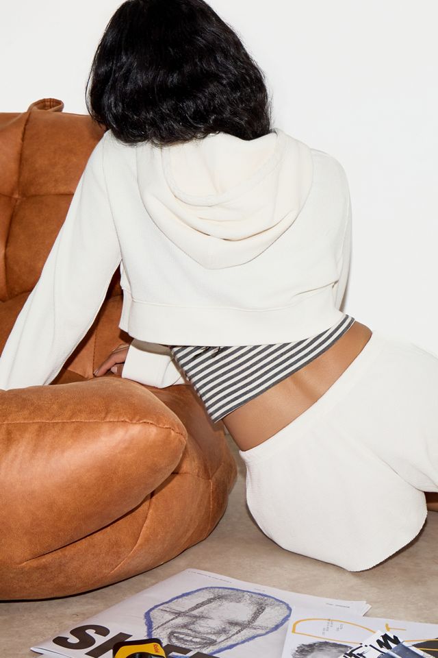 Out From Under So Fetch Zip-Durchgehender Crop-Kapuzenpullover #3
