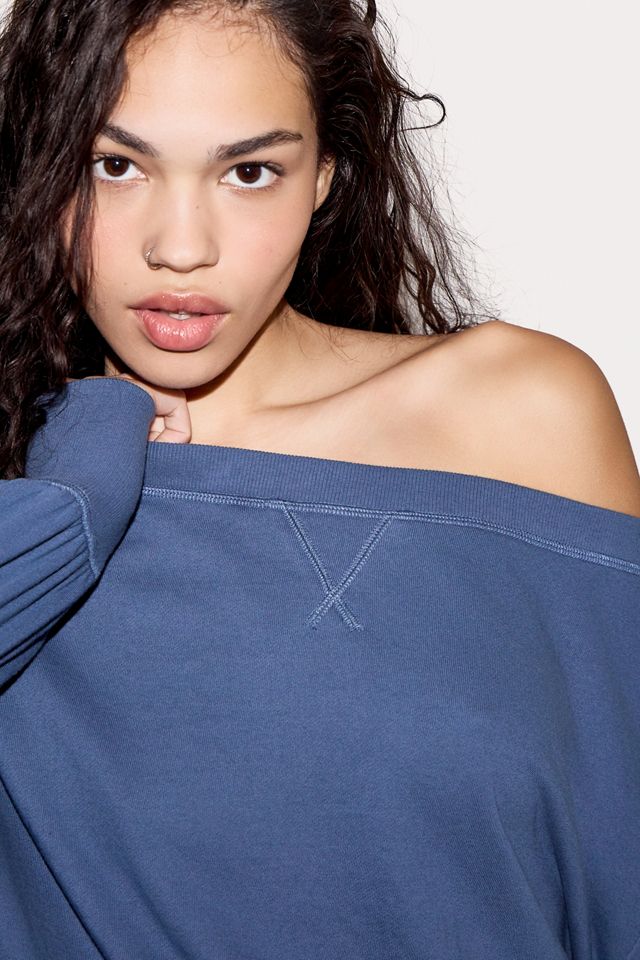 Out From Under Good Days Off-Shoulder Sweatshirt #1