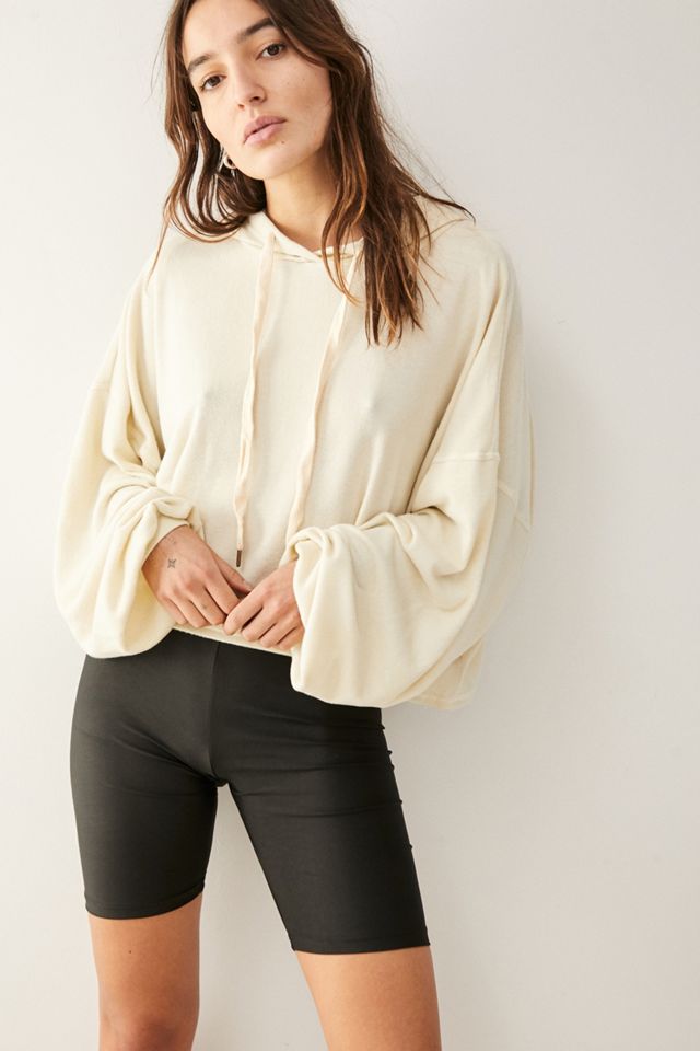 Out From Under Jenny Cosy Cropped Hoodie #1
