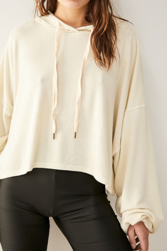 Out From Under Jenny Cosy Cropped Hoodie #2