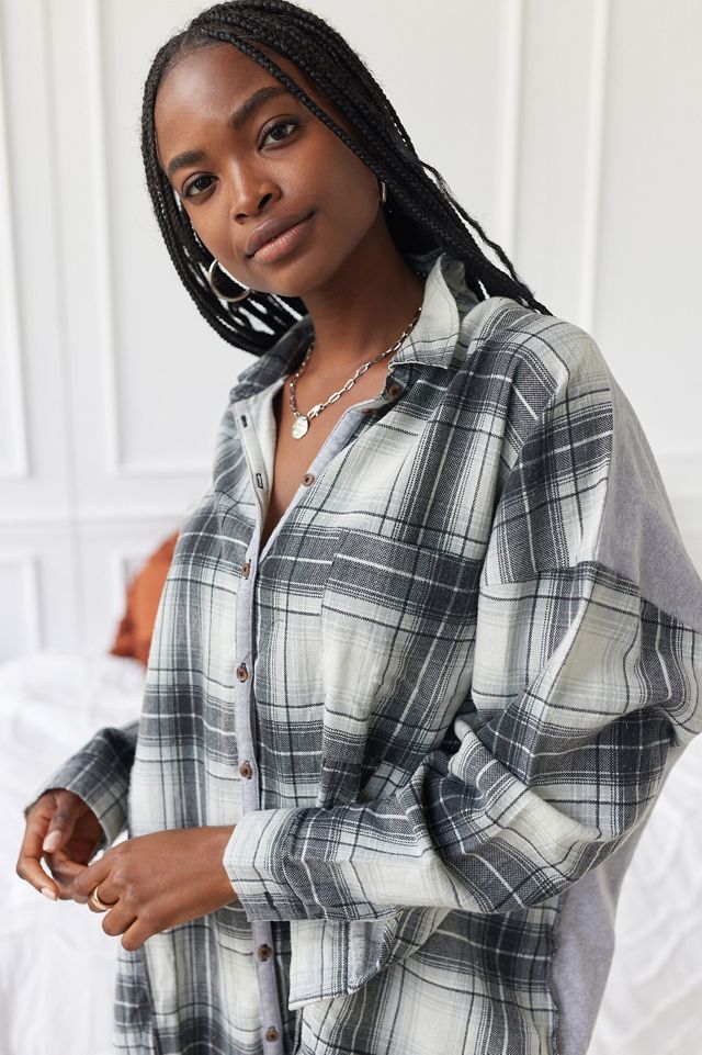 Out From Under Frankie Flannel Lounge Shirt  #3