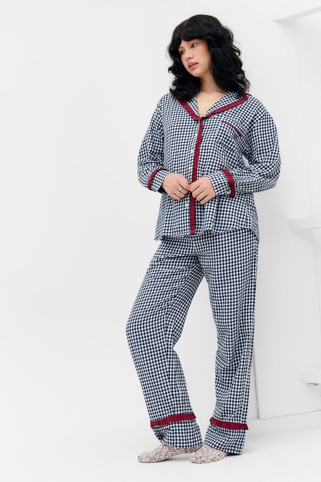 Damson Madder Antonia Gingham Pyjama Set #1