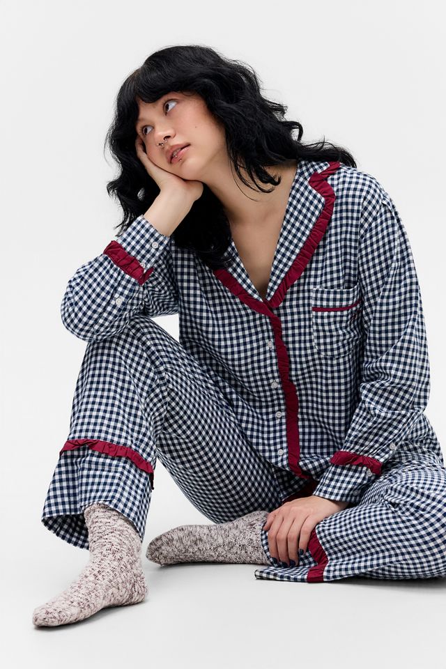 Damson Madder Antonia Gingham Pyjama Set #4