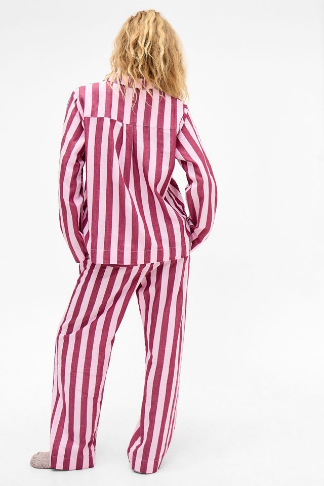 Damson Madder Florie Gestreiftes Pyjama-Set #2