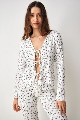 Wild Lovers Top da Casa con Nodo sul Davanti