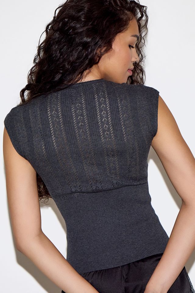 Camiseta de Punto Pointelle Out From Under #3