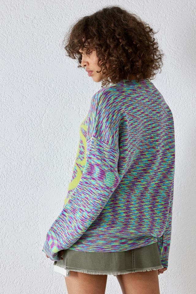 Suéter Jacquard de Flores Espacio-Teñido UO #3