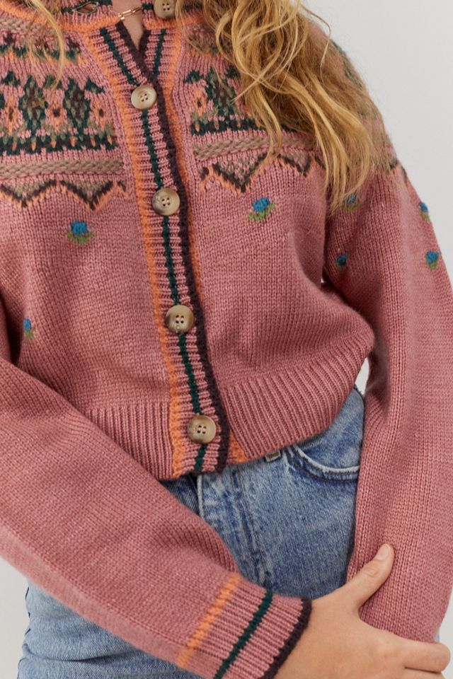 UO – Cardigan aus Fairisle-Strick #1