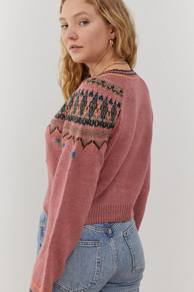 UO – Cardigan aus Fairisle-Strick #3