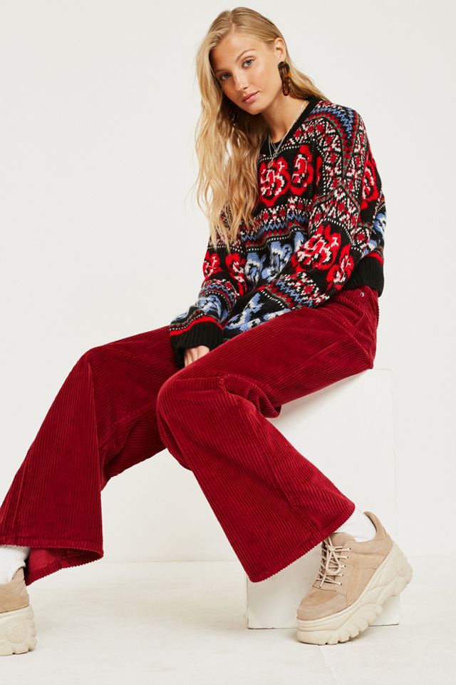 Urban Outfitters – Pullover mit Rosenmotiven #1