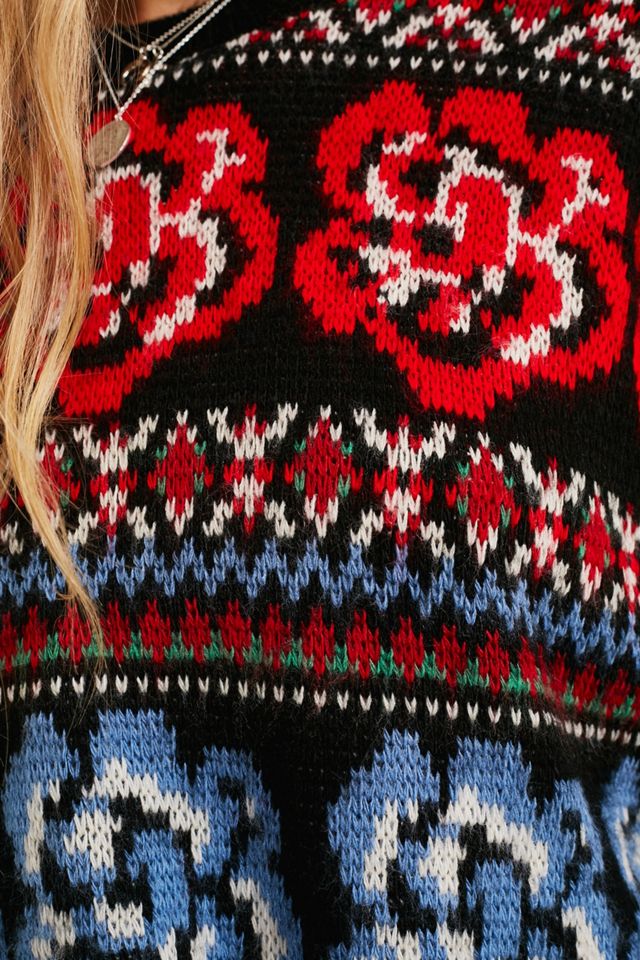 Urban Outfitters – Pullover mit Rosenmotiven #4