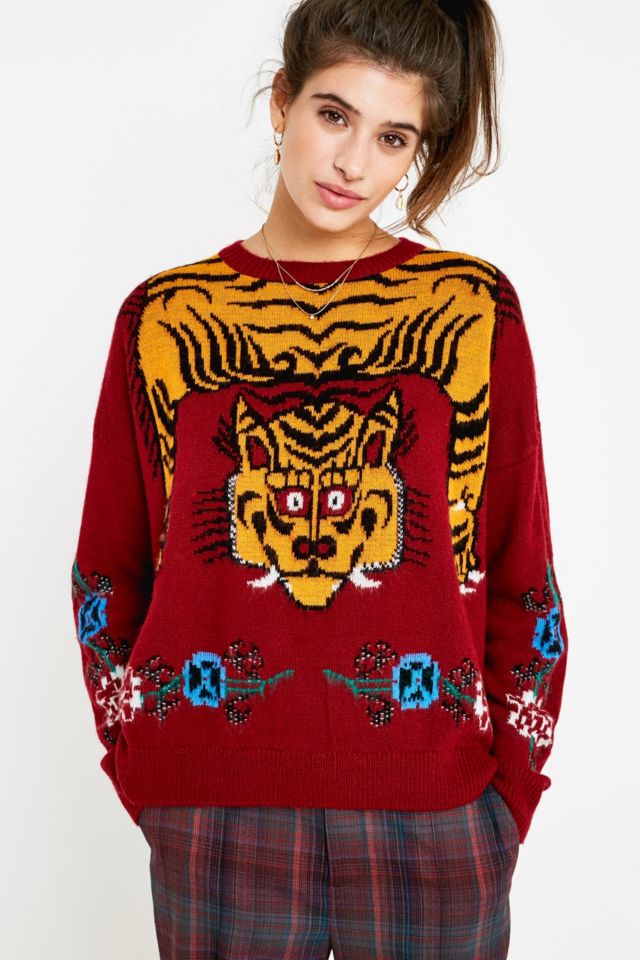 Urban outfitters 2025 tiger jumper