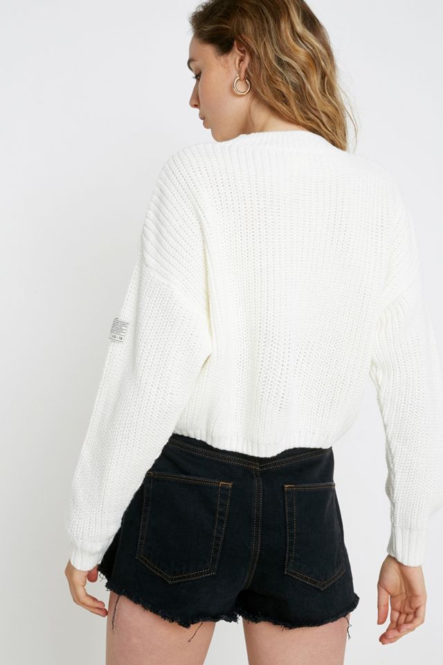 UO - Pull de pêcheur en maille crème #3