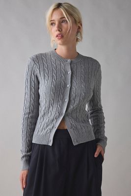 Kimchi Blue Rachel Strickjacke mit Zopfmuster