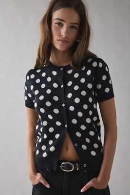 Kimchi Blue Rachel Polka Dot Cardigan