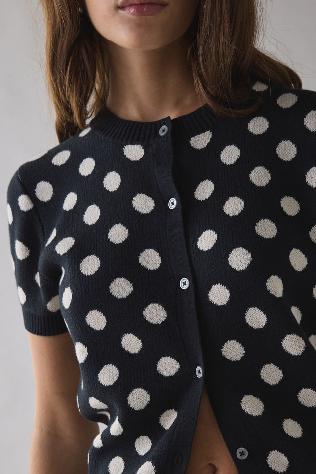 Cardigan Rachel à pois Kimchi Blue #1