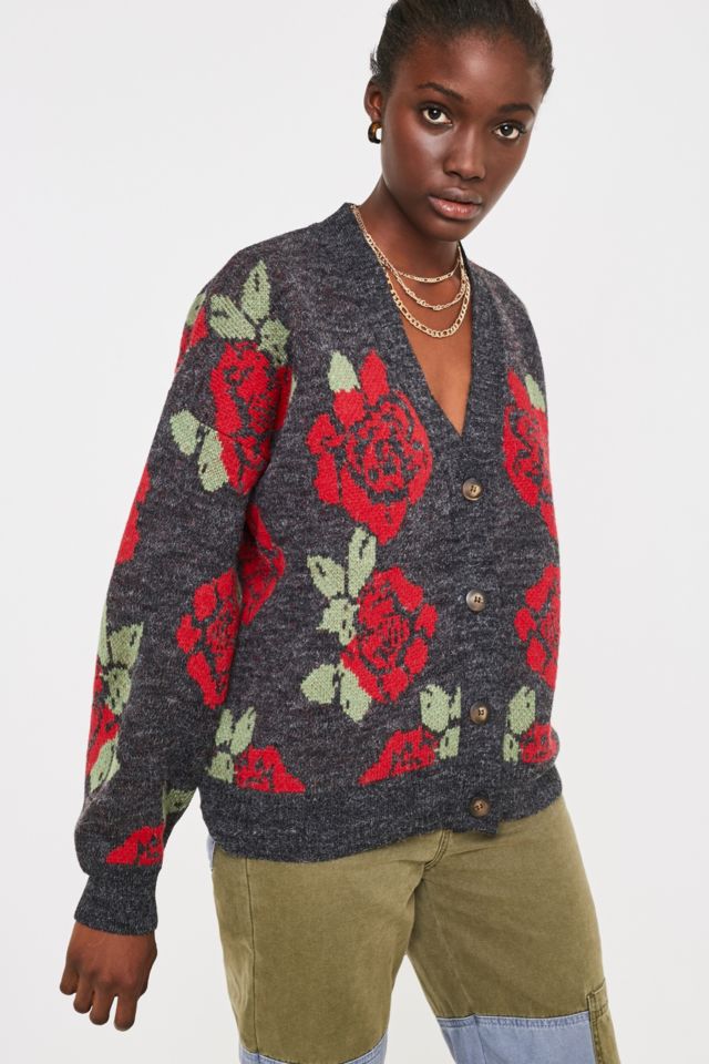 Urban outfitters outlet red cardigan