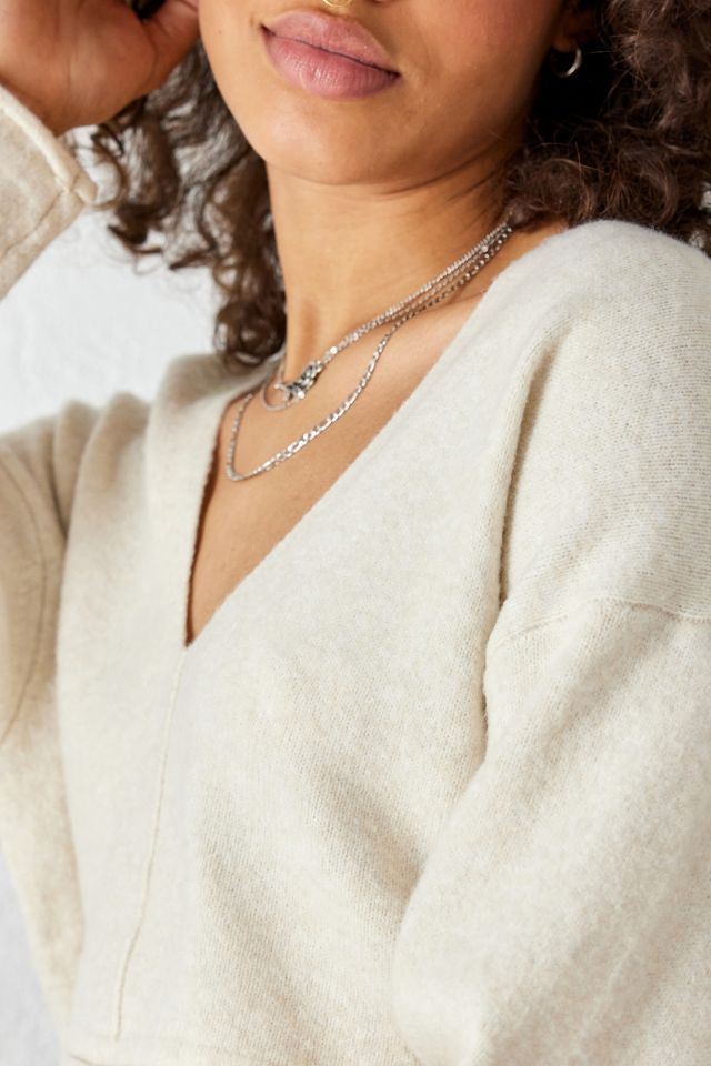 UO Valeria V-Neck Knit Jumper #1