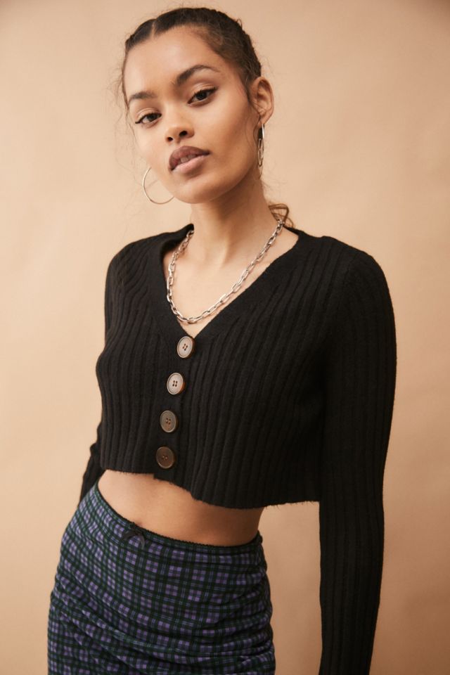 Cropped cardigan urban outfitters hotsell