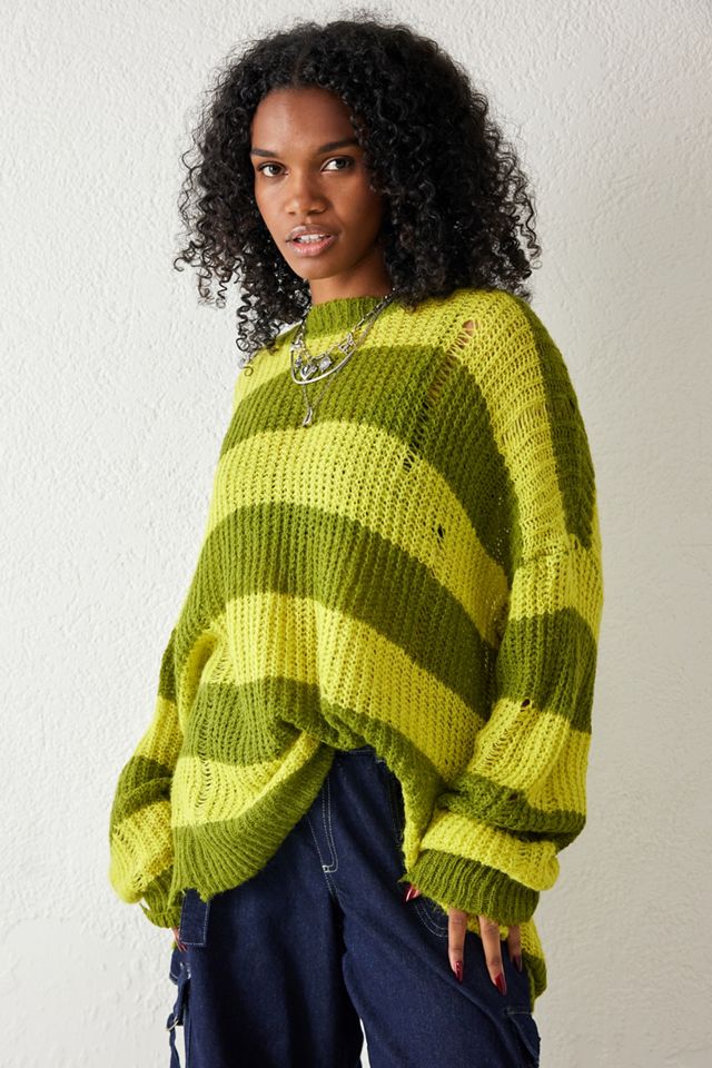 UO Alston Laddered Knit Jumper  #4