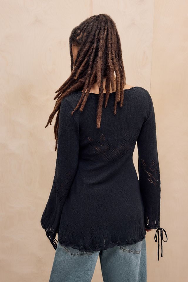 Kimchi Blue Catherine Pointelle Knit Top #3