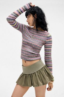 UO Spacedye Ribbed Top