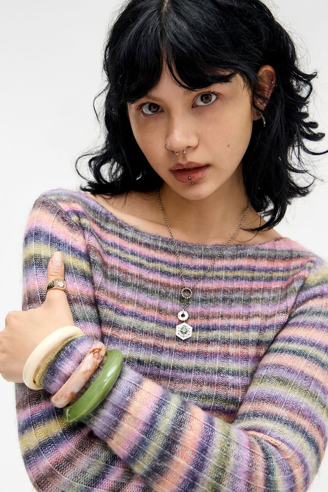 UO Spacedye Geripptes Oberteil #1