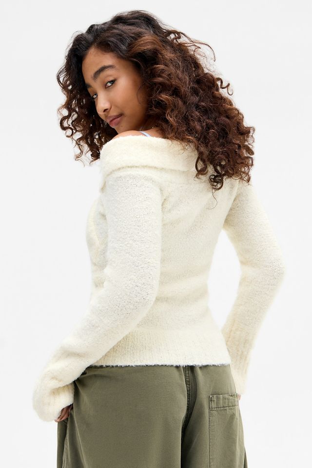 UO Andi Schulterfreies Stricktop #3