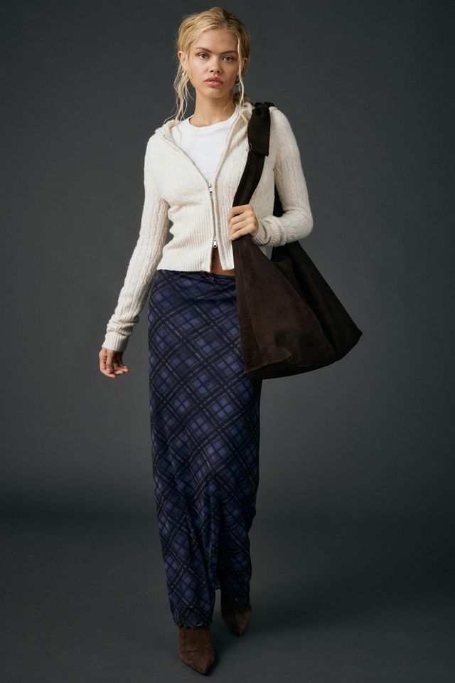 BDG Cárdigan de Punto Trenzado con Cremallera Monet #2