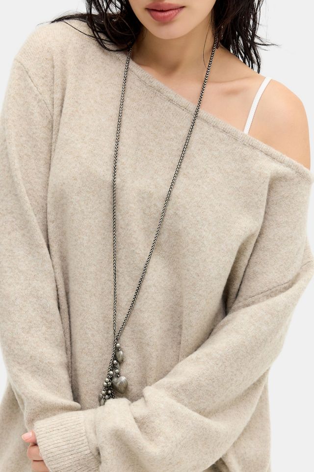 Pull tricot Kimchi Blue Nola épaules dénudées #1