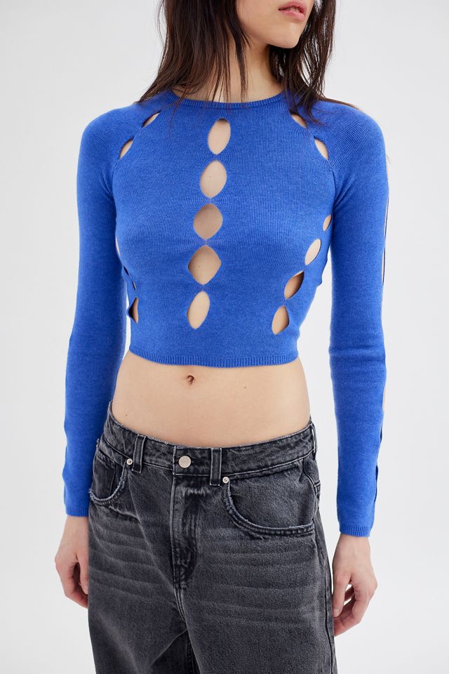 UO Ulla Cut-Out Jersey de punto recortado #4