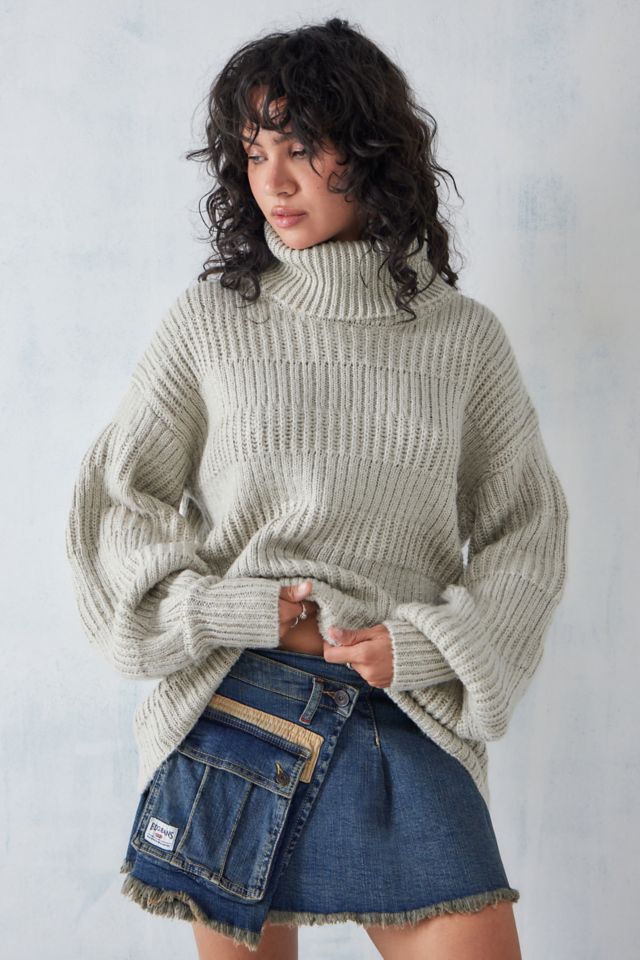 Polo neck best sale oversized jumper