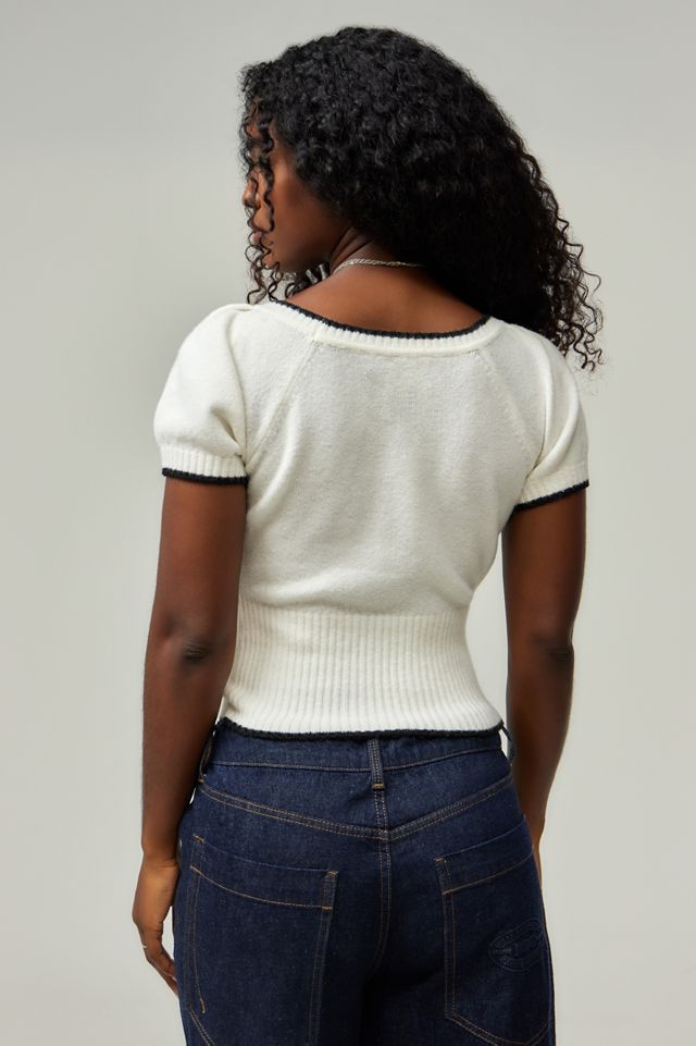 Kimchi Blue Paris Puff Sleeve Short Sleeve Jumper #3