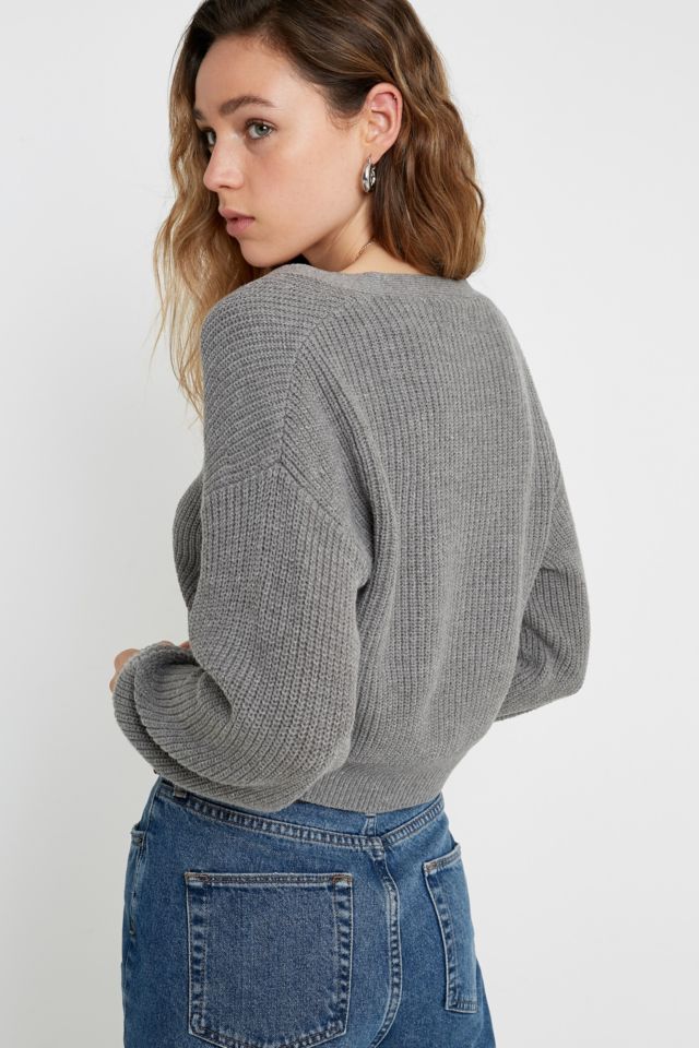 Urban outfitters 2025 grey cardigan