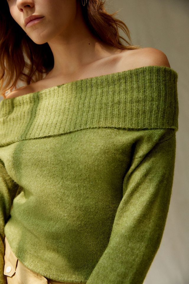Silence + Noise Claudia Knitted Bardot Top #2